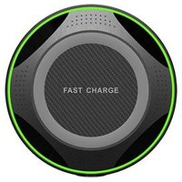 Supper Thin Round 10W Fast Wireless Charger For Iphone X 10W Slim Qi Wireless Fast Charging Pad