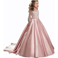 Long Sleeve Ball Gown Evening Parties