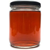 Cheap price 500ml round storage glass honey jar with lid