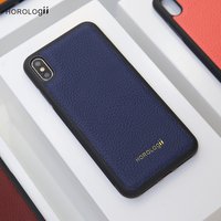 Premium leather phone cases for iphone Xs Max cover Germany calf skin togo leather custom name brand service