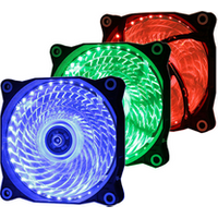 3/4pin 120mm be quiet colorfu DC 12v Cooling 12cm Cooler gaming Desktop Computer 33 LED PC case Fan