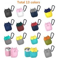 Custom Color and Logo Print Silicone Earphone Airpods Cover Case Waterproof Reusable Earbuds Storage Case for Airpod