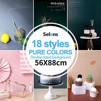 Selens 56x88cm 2 in 1 Backdrop Morandi Double Sided Background Paper for Small Product Desktop Flat Lay Food Photo Video Studio