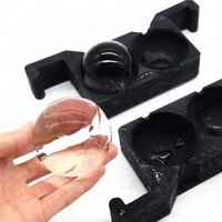Silicone Crystal Clear Ice Ball Maker Whiskey