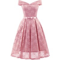 Elegant Crochet Lace Party Dress