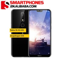 Global Rom Nokia X6 4GB 64GB 5.8 inch18:9 FHD Snapdragon 636 Octa Core 3060mAh 16.0MP+5.0MP Camera Fingerprint ID Mobile Phone