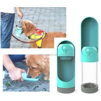 Leak-Proof Portable Dog Water Bottle Bowl Durable BPA Free Pet Dog Water Dispenser with Activated Carbon Filter Travel Dog & Cat