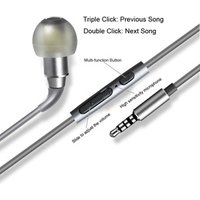 Pixie High Quality Oem Wired Earphone Original 3.5mm Earphone Metal Wired Handsfree Headphone with HD Mic