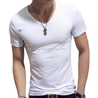 Short Sleeve V Neck Casual T Shirt