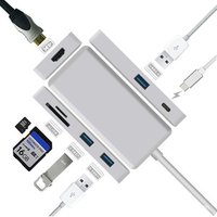OEM Promotional 3 USB Sync Data Ports Type C Adapter Charger Adapter 3.0 Usb Hubs Slim For Pc