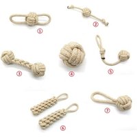 Hemp Rope Pet Dog Toy Teething Interactive Play