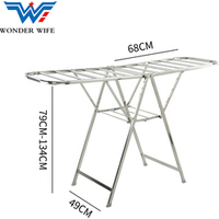 WWA006 Foldable Household Garden Laundry Rack Drying Hanging Indoor Hanger Clothes Dryer