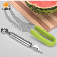 Stainless Steel Fruit Splitter Watermelon Slicer Artifact Watermelon Cut