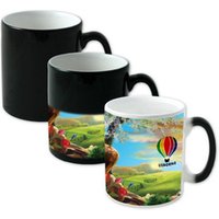 Souvenir Custom Logo Color Changing Personalized Coffee 11oz Sublimation Blank Magic Ceramic Mug