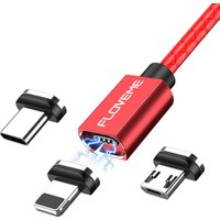 FLOVEME Free Shipping usb magnetic charging cable connector For iphone type c Micro connector For magnetic charging cable