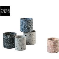 Bentu Yuan Modern Terrazzo Plant Pot Home Decor