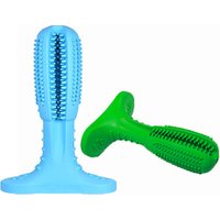 Tear Resistant Rubber Dog Toothbrush Chewing Toy