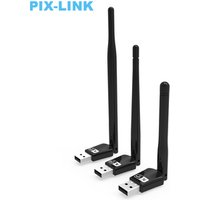 USB Wifi Wireless Network Adapter Dual Band 2.4G/5G Mini 802.11ac Wi-Fi Dongle with 5dBi Antenna for Laptop Destop Windows