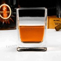 Luxury Crystal Square Whisky Glass
