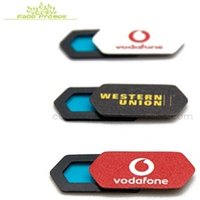 2019 Plastic LOGO branded custom print webcam cover for laptops/cell phone camera