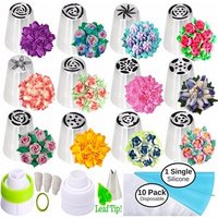 26-Piece Russian Piping Tips Set for Cake & Cupcake Decorating