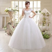 2019 Lace Beaded Bridal Gown