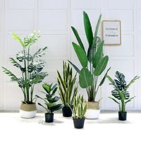 Artificial Banana Plant Pot Indoor Outdoor Decor