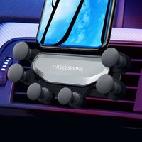2019 new design product 360 degree adjustment hands free smart gravity bracket universal air vent mount car mobile phone holder