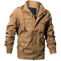 Cotton Casual Windbreaker Military Bomber Jacket