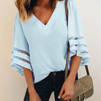 APHACATOP Ladies Chiffon Blouse