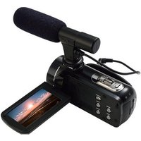 Excellent Quality HDV-Z20 Wifi Remote Digital Camcorder 1080p Full HD 3" Touch Screen Red Shoe and External Flash Light 201