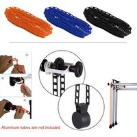 Photo Studio 3 Roller Wall Mount Manual Control Background Support Elevator Including Tri-fold Hooks Expansion Sticks Chains