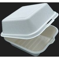 Wholesale Disposable Biodegradable Sugarcane 6 inch Hamburg Box/Food Container/Takeaway Packing Box