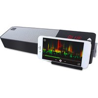 Cheap Wireless Stereo Speaker Blue tooth Sound bar with LED Clock Display