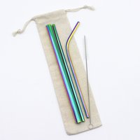 Stainless Steel Drinking Straw with Cleaning Brush