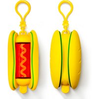 2019 New Design Hot Dog Printed Compostable Bag Holder Biodegradable Doggie Dog Poop Bags with Dispenser
