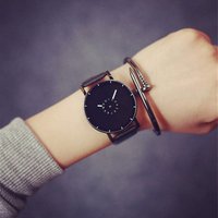 Classic 2017 New Fashion Simple Style Luxury Quartz Watch Men Casual Leather Watch Hot Clock Reloj Mujeres LW068