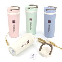 Portable Wheat Straw Sports Water Bottle