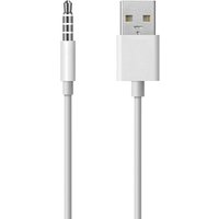 3.5mm Jack to USB 2.0 Data Sync Charger Transfer Cable for iPod Shuffle 3/4/5