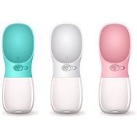 Small Portable Pet Water Bottle with Silicone Feeding Bowl