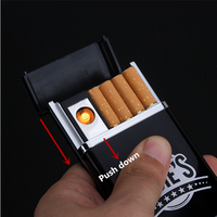 USB Rechargeable Electronic Cigarette Lighter Case