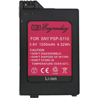 3.6v li-ion battery PSP-S110 for Sony PSP player PSP1000 PSP2000 PSP3000