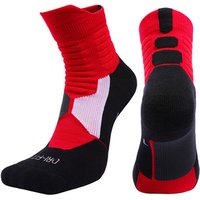 High Quality New Men Outdoor Sports Elite Basketball Socks Cycling Compression Socks Cotton Towel Bottom Men's soc