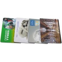 4GB Credit card USB flash drive with printing, logo printing USB drive.