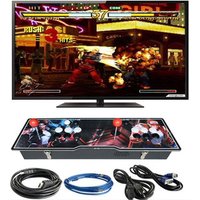 Built-in 999 Classic Games TV, PC Computer Home Gaming Machine Metal Box 2 Players Joystick Arcade Video Game Console