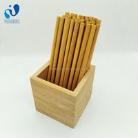 WanuoCraft Eco 100% Natural Bamboo Biodegradable Drinking Straw Bamboo With Customized