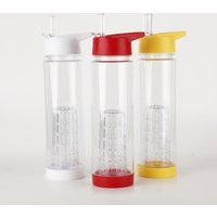 Food grade bpa free 750ml tritan water bottle fruit infuser with straw lid