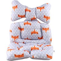 Infant Car Seat Insert Baby Head Neck,Body Support for Stroller Bouncer Swing Cozy Pillow Adjustable Cushion