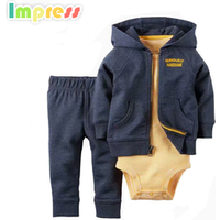 Cotton Hooded Cardigan & Bodysuit Set