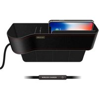 Car Seat Gap Wireless Charger Organizer Storage Box for Cell Phone